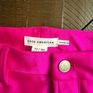 Good American Hot Pink Skinny Pants